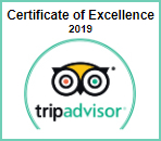 Tripadvisor Certificate of Excellence 2019